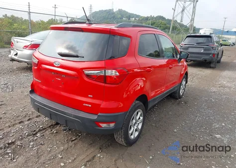 2018 Ford Ecosport Se z USA, uszkodzony, nr VIN MAJ6P1UL2JC243122